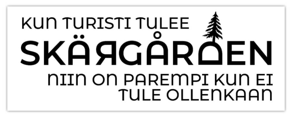 Magnet - Kun turisti tulee Skärgården