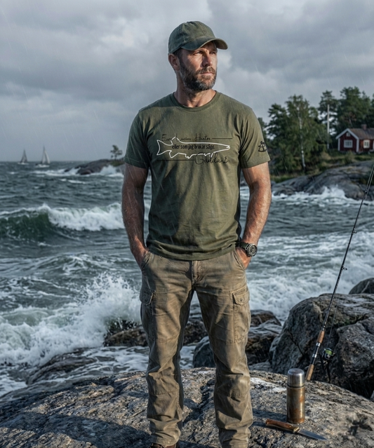 T-shirt Unisex - Eller som jag brukar säga - Gädda