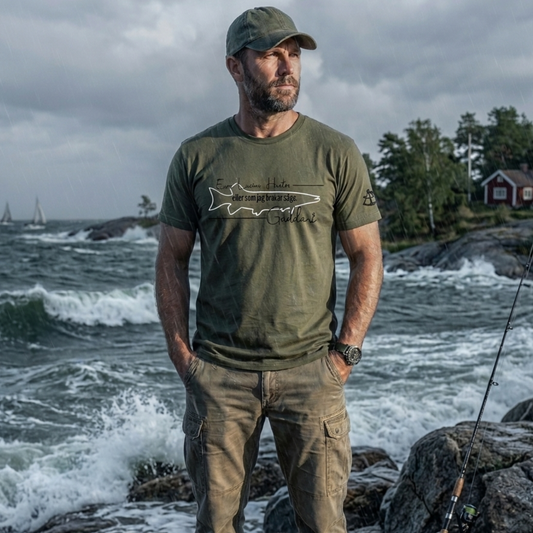 T-shirt Unisex - Eller som jag brukar säga - Gädda