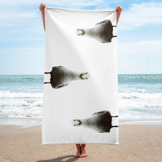 Handduk vit - Måsens blick