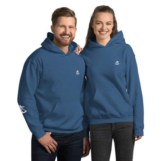 Hoodie Unisex - Långa sjörapporten - Vädret på Kuststationerna