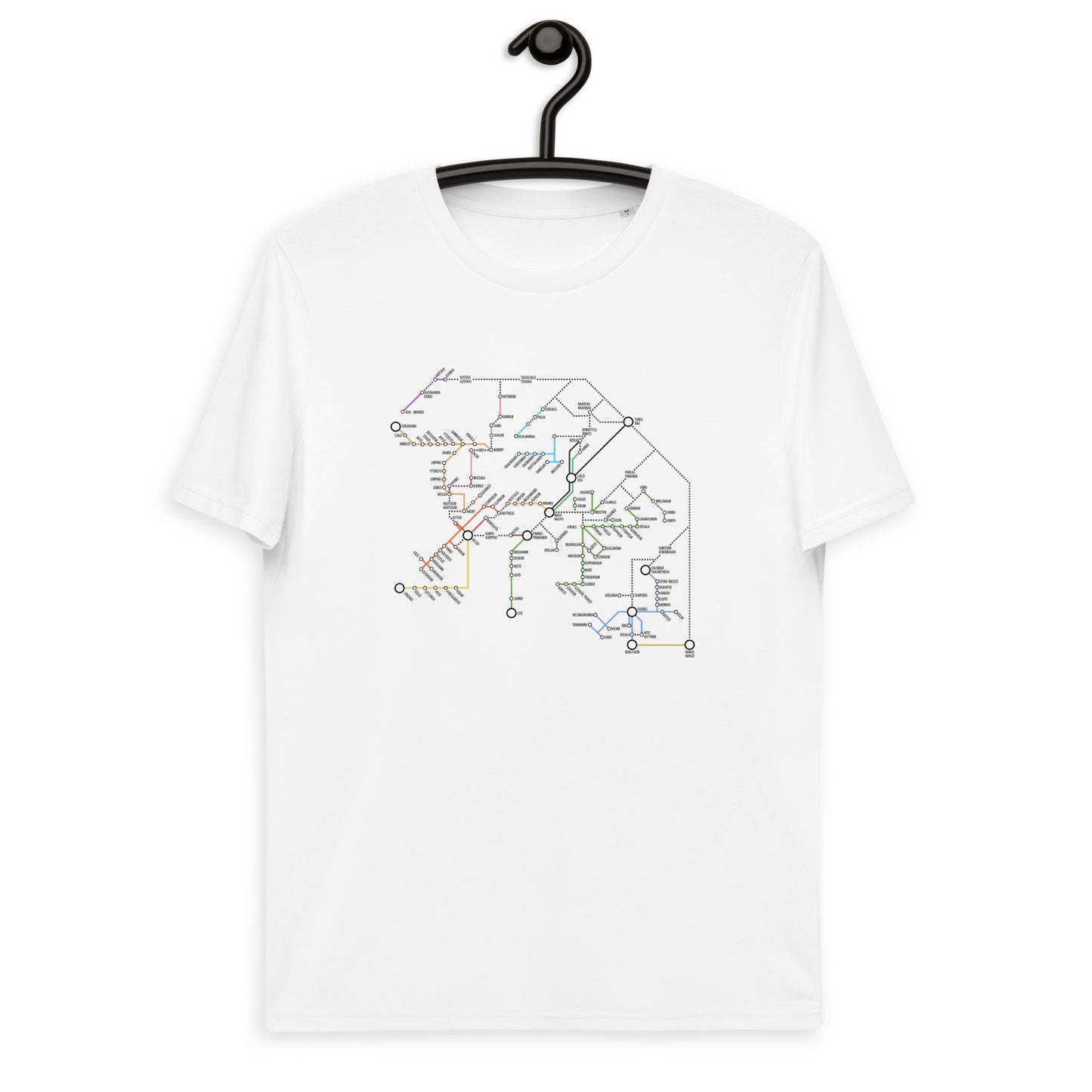T-Shirt Herr Organic - Skärgårdens Metrokarta
