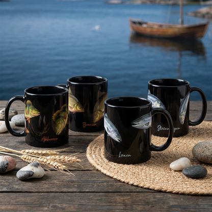 Black Fish Mugs – Laxen