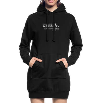 Huppare klänning - You can leave Skärgården men... - svart