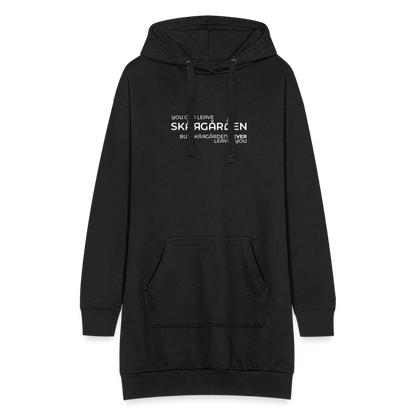 Huppare klänning - You can leave Skärgården men... - svart