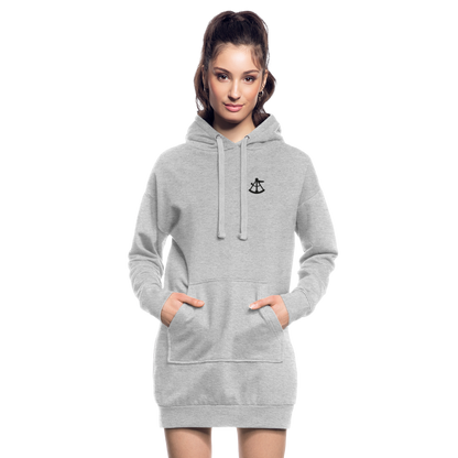 Hoodie Dress - Sextant - gråmelerad
