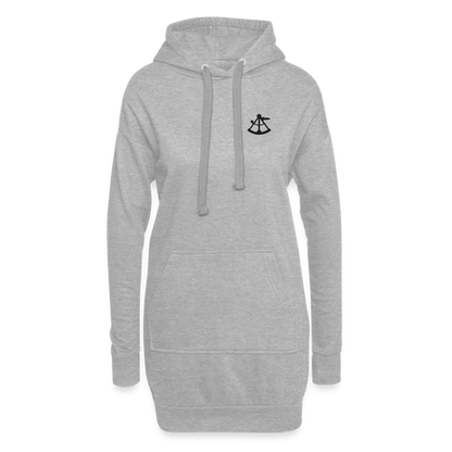 Hoodie Dress - Sextant - gråmelerad