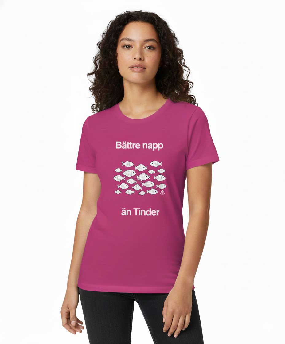 T-shirt Unisex - Bättre napp än Tinder