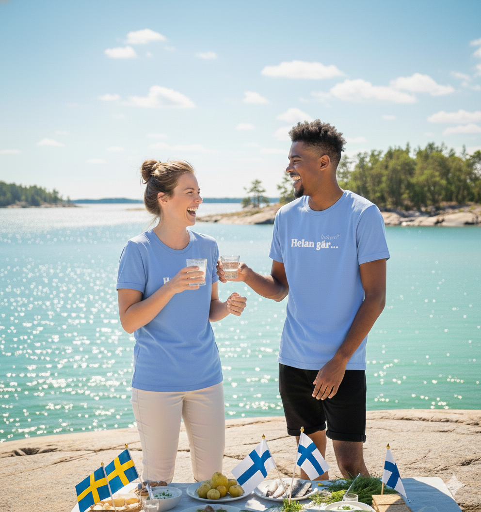 T-shirt (Unisex) - Helan går