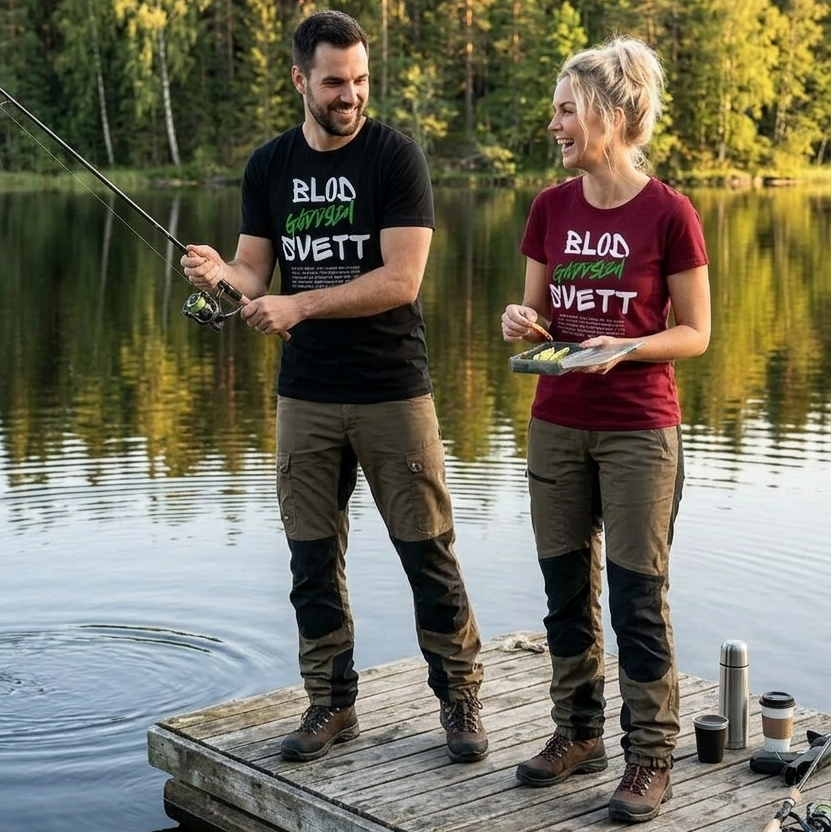 T-shirt Unisex - Blod, Svett och Gäddslem