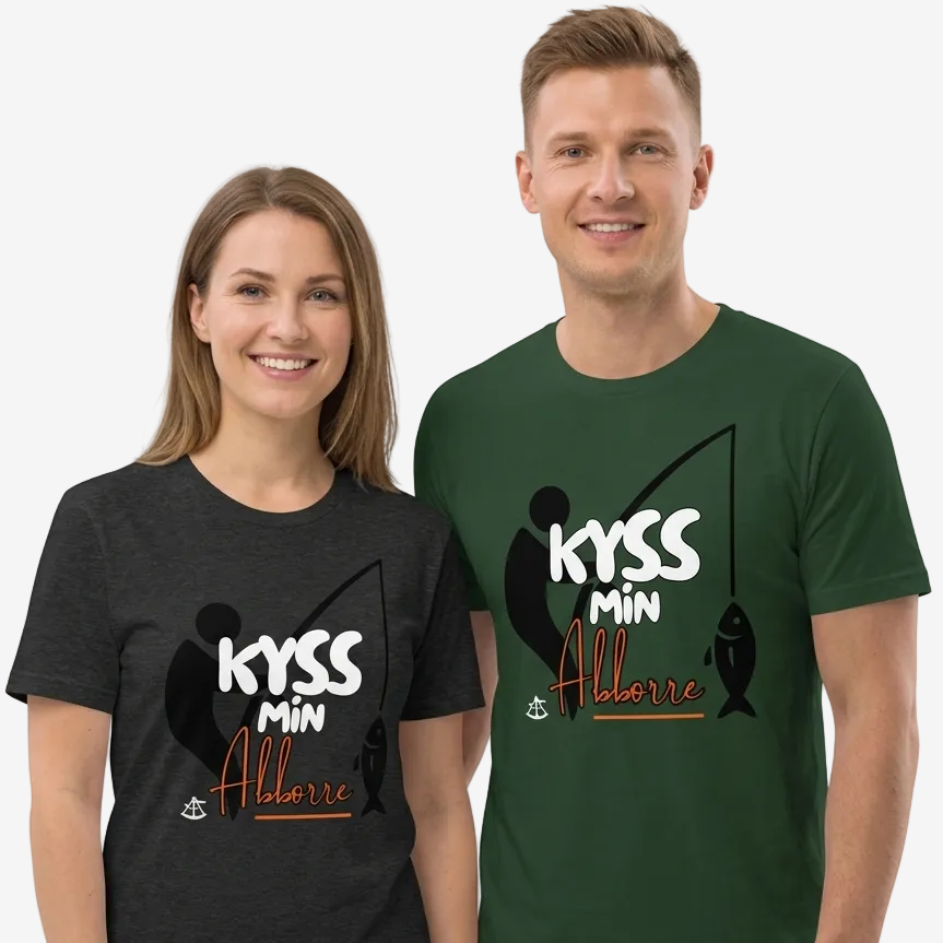 T-shirt Unisex - KYSS min Abborre