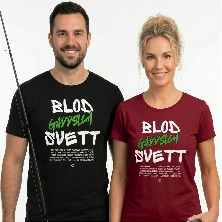 T-shirt Unisex - Blod, Svett och Gäddslem