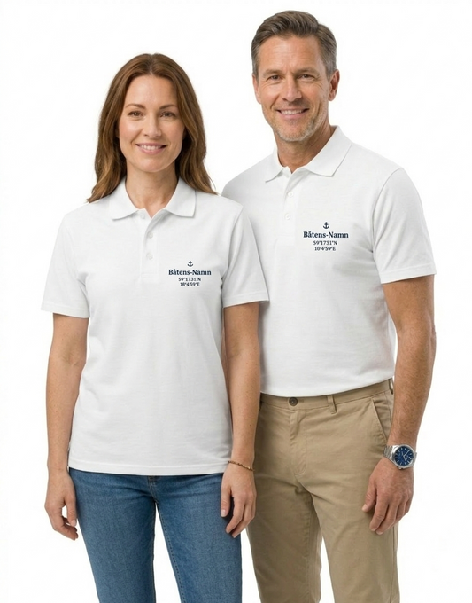 Signature - Premium Pique Polo - Vit