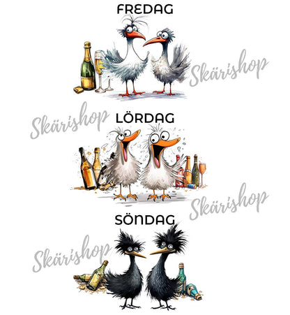 T-shirt Unisex - Helgmåsarna