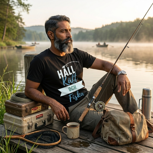 T-shirt Unisex - Håll käft och fiska