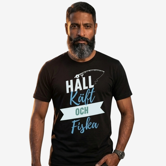 T-shirt Unisex - Håll käft och fiska