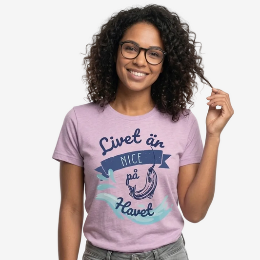 T-shirt Unisex - Livet är nice på havet