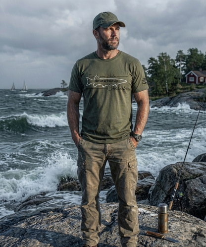 T-shirt Unisex - Eller som jag brukar säga - Gädda