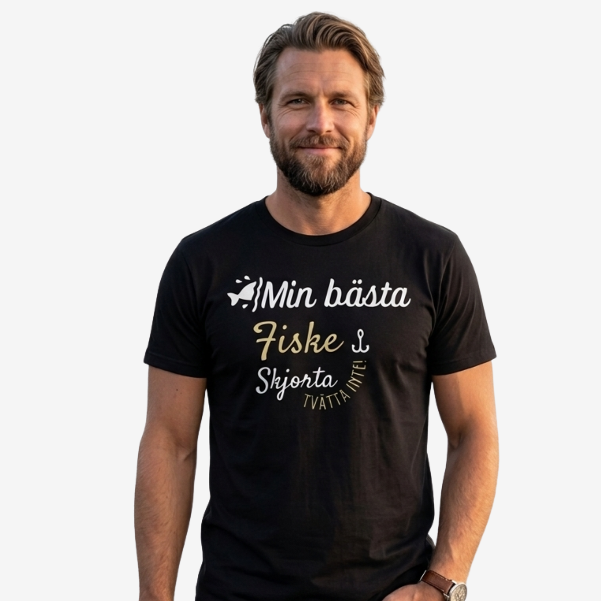 T-shirt Unisex - Min bästa fiskeskjorta