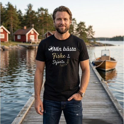 T-shirt Unisex - Min bästa fiskeskjorta