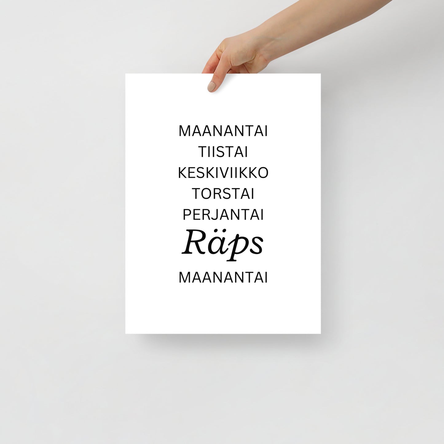 Juliste - Arkipäivät RÄPS