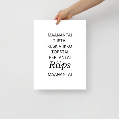 Juliste - Arkipäivät RÄPS