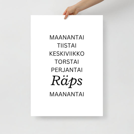 Poster - Arkipäivät RÄPS