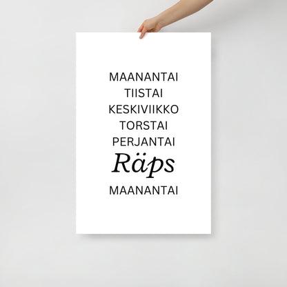 Juliste - Arkipäivät RÄPS