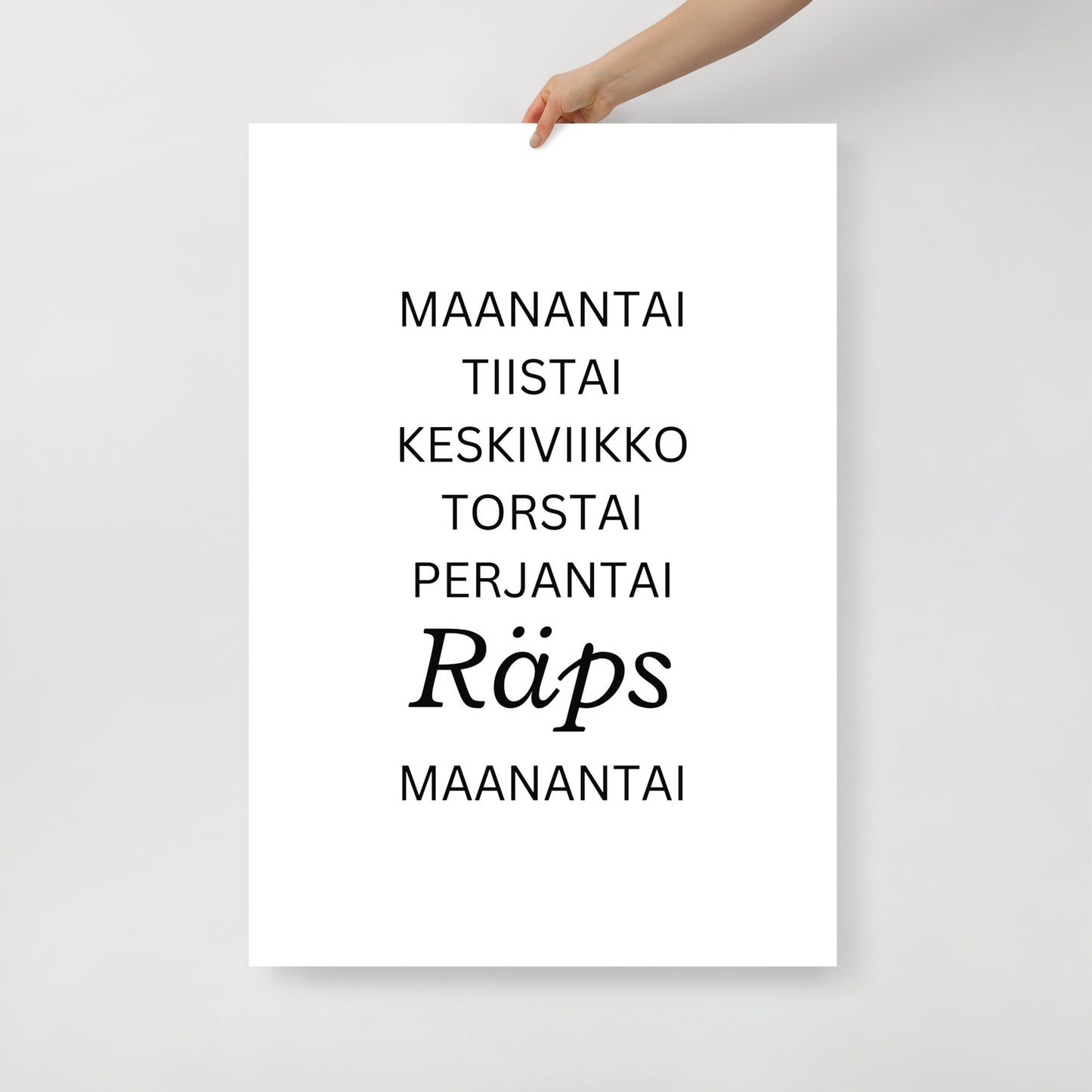 Juliste - Arkipäivät RÄPS