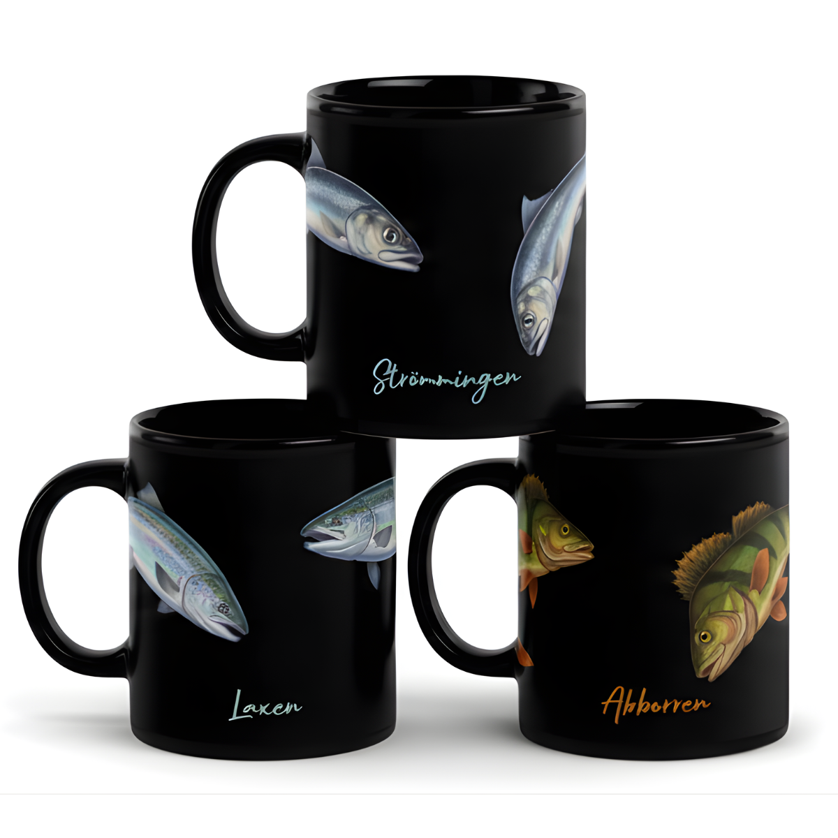 Paketpris - Black Fish Mugs (spara 25%)
