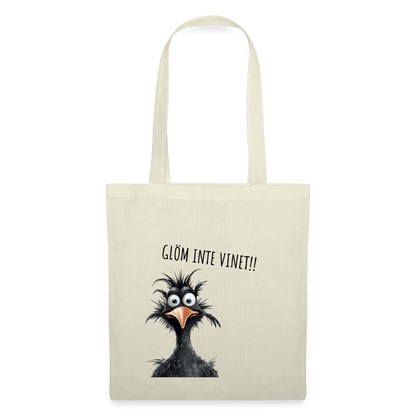 Tygkasse - Glöm inte vinet!! - natur