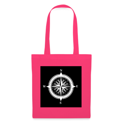 Tygkasse - Kompass B&W - azalea