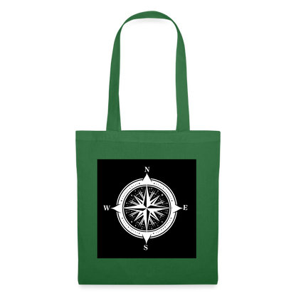 Tygkasse - Kompass B&W - gran