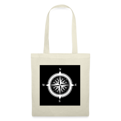 Tygkasse - Kompass B&W - natur