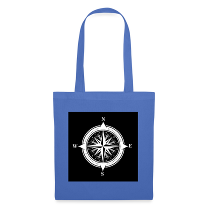 Tygkasse - Kompass B&W - ljusblå