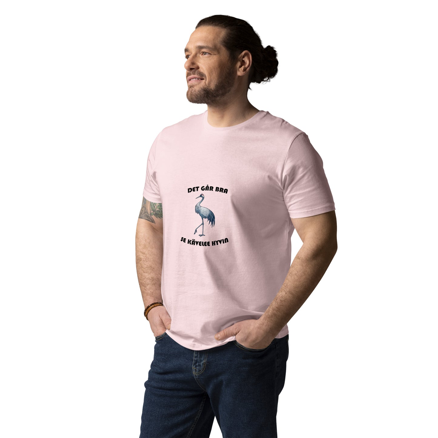 T-Shirt Unisex Organic - Det går bra / Se kävelee hyvin