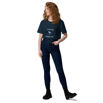 T-paita Unisex Organic - Det går bra / Se kävelee hyvin