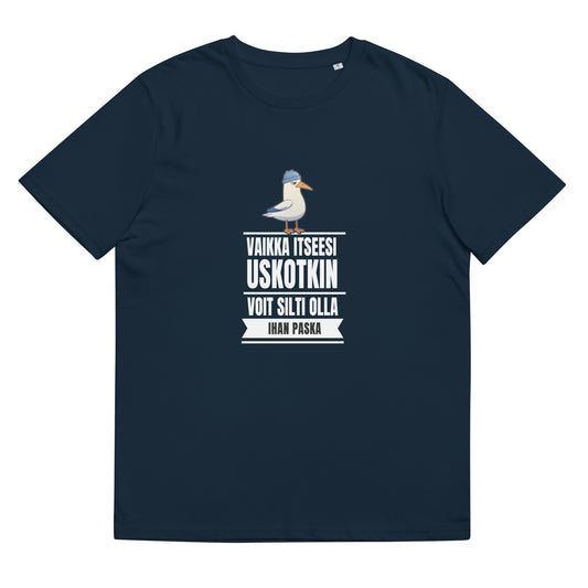 T-Shirt Dam Organic - Usko itseesi!