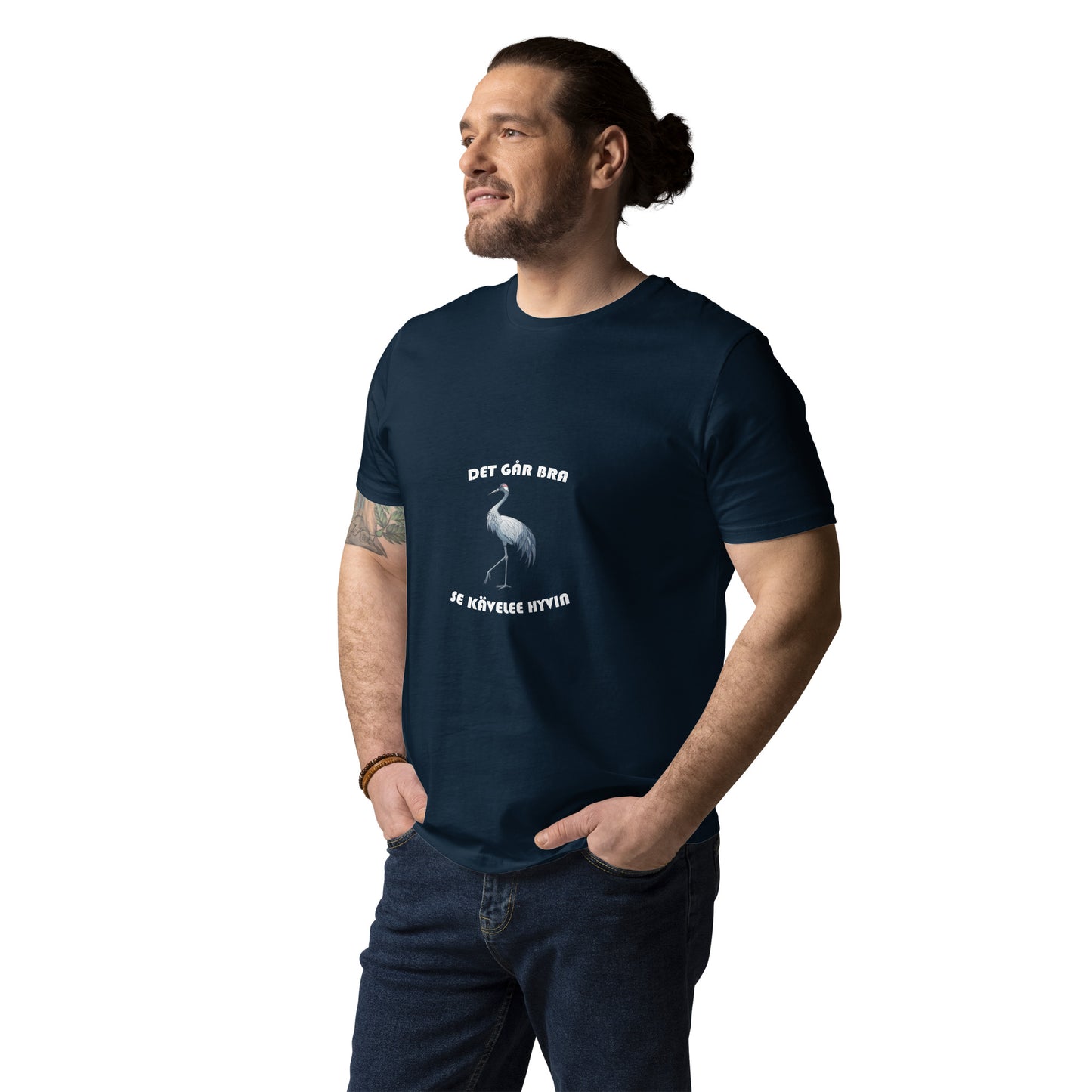 T-Shirt Unisex Organic - Det går bra / Se kävelee hyvin