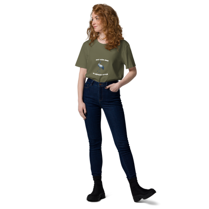 T-paita Unisex Organic - Det går bra / Se kävelee hyvin