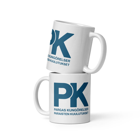 PK Mugg - Blå PK logo