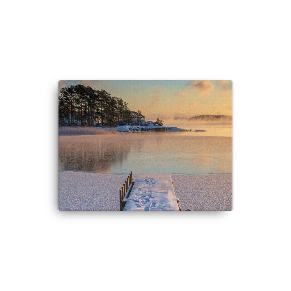 Canvas - Laituri talvipakkasessa (Antti Terävä)