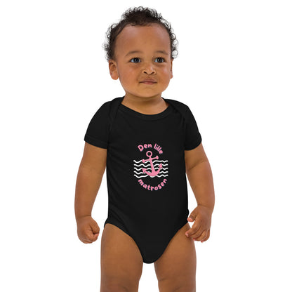 Organic cotton baby bodysuit - Den Lille Matrosen