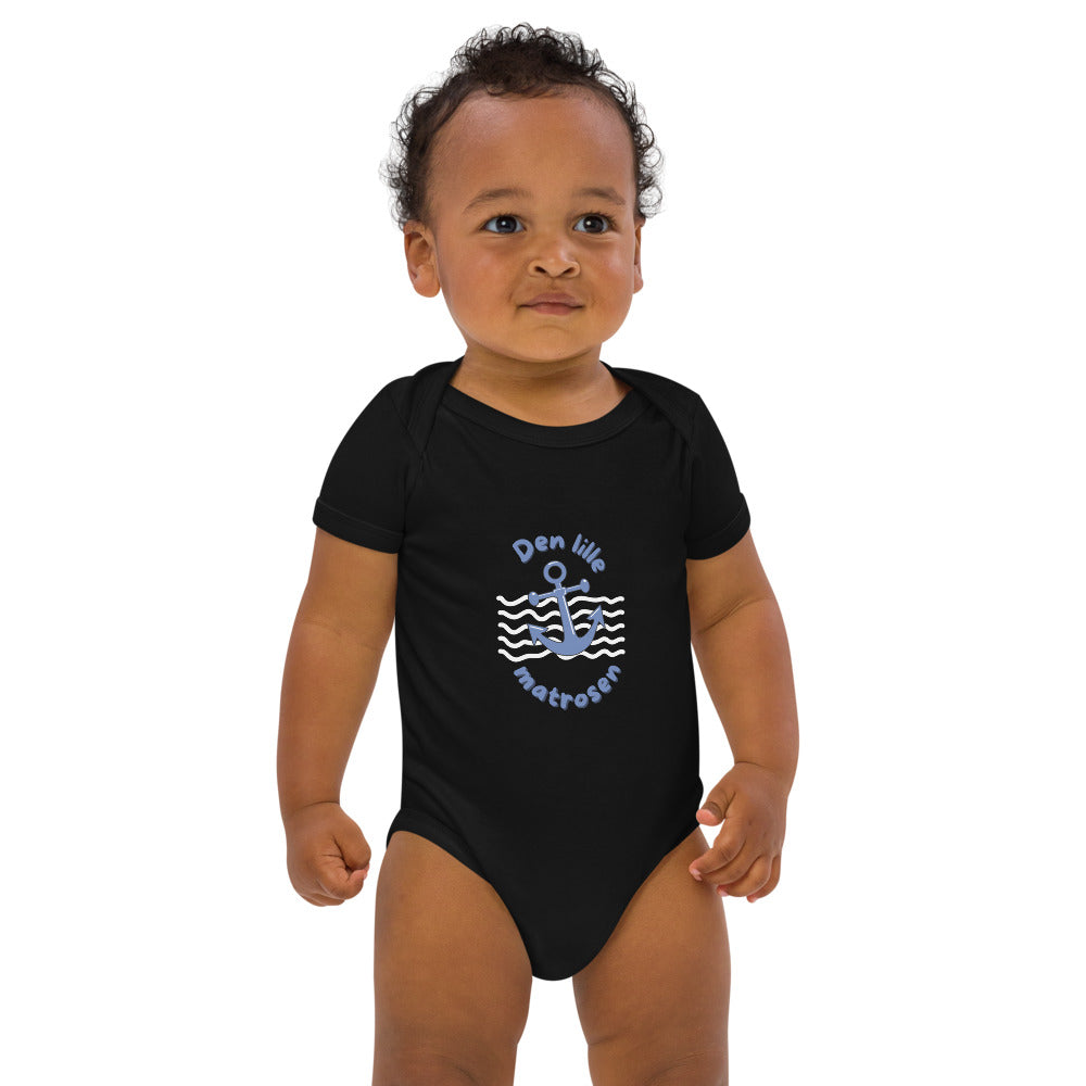 Organic cotton baby bodysuit - Den Lille Matrosen