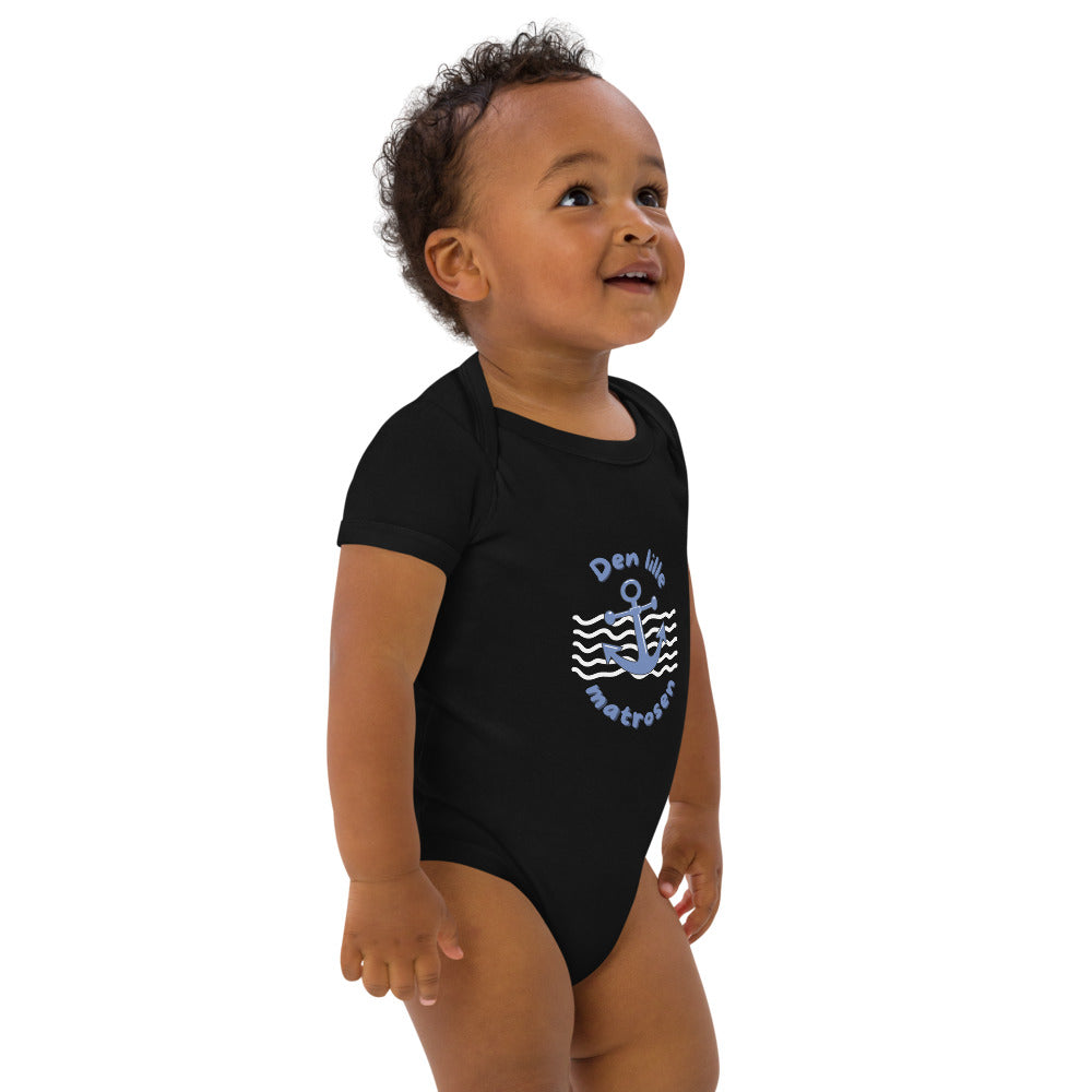 Organic cotton baby bodysuit - Den Lille Matrosen