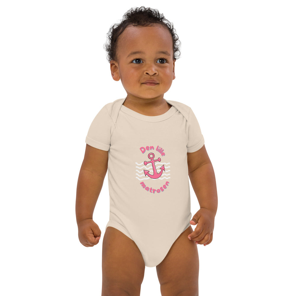 Organic cotton baby bodysuit - Den Lille Matrosen