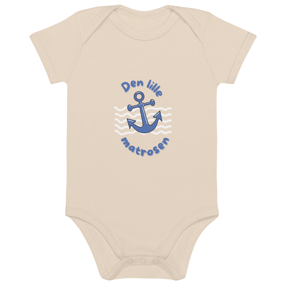 Organic cotton baby bodysuit - Den Lille Matrosen