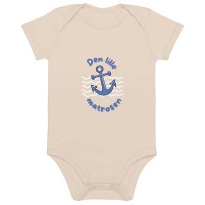 Organic cotton baby bodysuit - Den Lille Matrosen