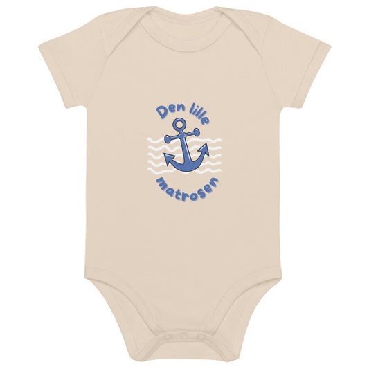 Organic cotton baby bodysuit - Den Lille Matrosen