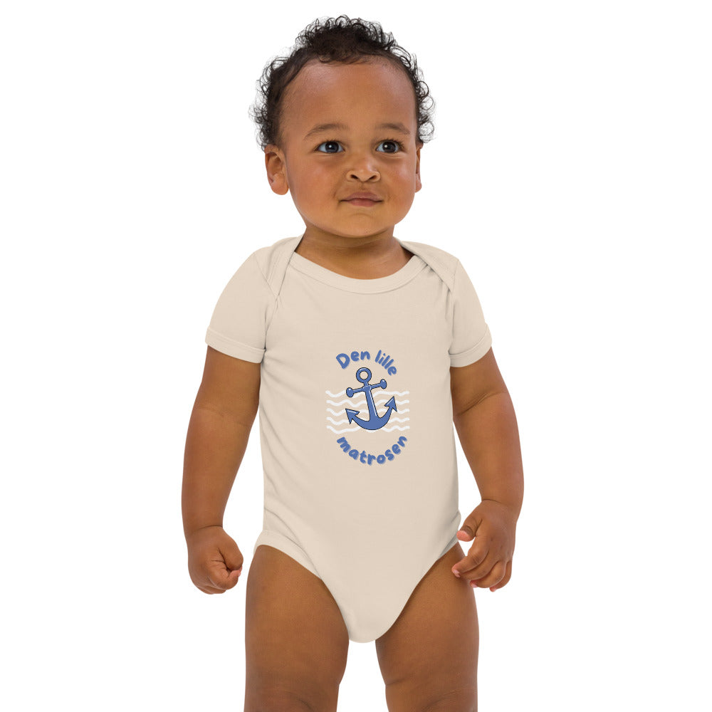 Organic cotton baby bodysuit - Den Lille Matrosen